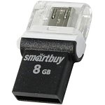 USB  8Gb Smart Buy POKO series Black OTG