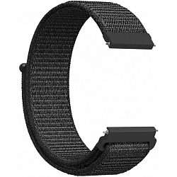 Универсальный нейлоновый ремешок LYAMBDA Vega 22mm Black (DS-GN-03-22-BK)