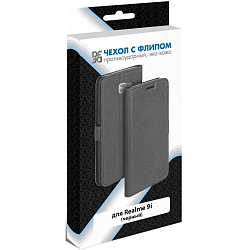 Чехол футляр-книга DF для Realme 9i DF rmFlip-29 (black)