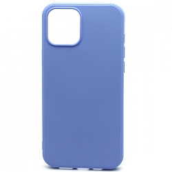 Силиконовый чехол SILICONE CASE NEW ERA для iPhone 12 Pro Max голубой