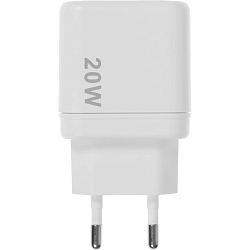 Сетевое ЗУ 1Type-C 3A BORASCO 50635, бело, Type-C-Type-C, 20W