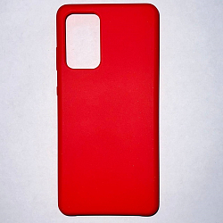 Задняя накладка SILICONE COVER для Samsung Galaxy A72 красный