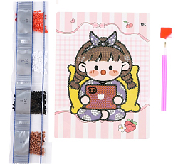 Алмазная вышивка «Цуи», 13,7 × 18,3 см, картон, с частичным заполнением 10084386