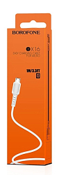 Кабель USB <--> microUSB  1.0м BOROFONE BX16 Easy белый