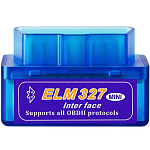 Автосканер БП ELM-327 (OEM) Bluetooth v2.1 синий