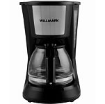 Кофеварка капельная WILLMARK WCM-1255D черный