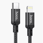 Кабель Lightning <--> Type-C  1.0м HOCO X96 Hyper, черный, PD 20Вт