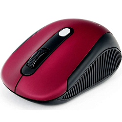 Мышь БП GEMBIRD MUSW-420-1 красная