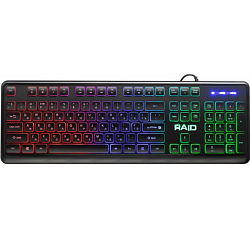 Клавиатура DEFENDER Raid, GK-778DL, чёрный