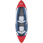 Надувной каяк BESTWAY 65077, "Kajak-Set Rapid X2" 321x100x44см, алюм.вёсла 230см, насос, до 220кг