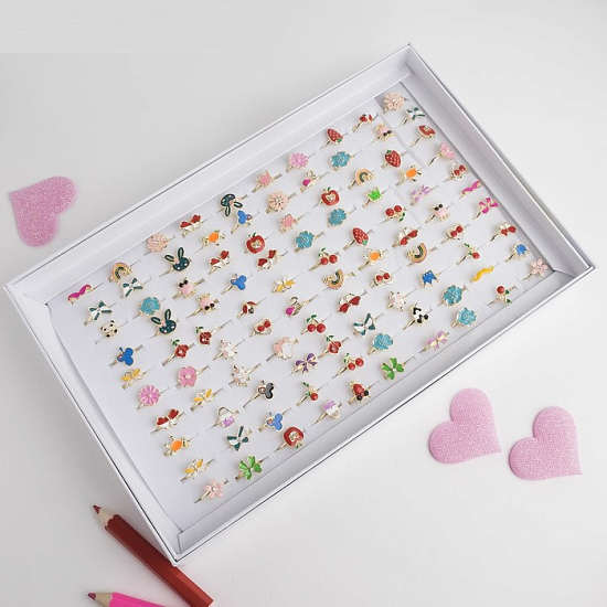 Кольцо детское "Выбражулька" воображение, форма МИКС, цвет МИКС