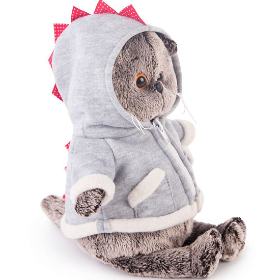 Мягкая игрушка Басик в толстовке дракончик, 25 см (Ks25-077)