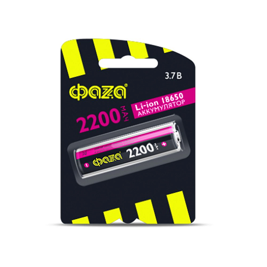 Аккумулятор 18650 ФАZА 2200mAh BL-1