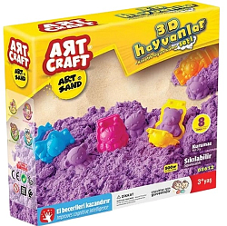 Набор кинетический песок "Любимые животные" 500г УТМ01478889