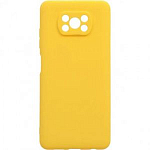 Задняя накладка ZIBELINO Soft Matte для Xiaomi Poco X3/X3 Pro (желтый) защита камеры