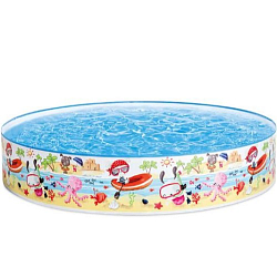 Бассейн надувной 152х25см INTEX "Снорклинг" 443л, от 3 лет (56451)