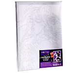 Картина по номерам на холсте «Готическая девушка», 40х30 см, в плёнке