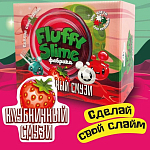 Флаффи-слайм фабрика «Клубничный смузи» 3 слайма, 3 цвета