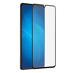Противоударное стекло DF для Samsung Galaxy A22 (4G) DF sColor-119 (black)