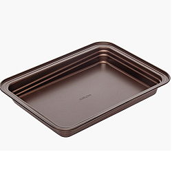 Форма для выпечки NADOBA серия LIBA, 37х27х5 см, прямоугольная, стальная, антипригарная
