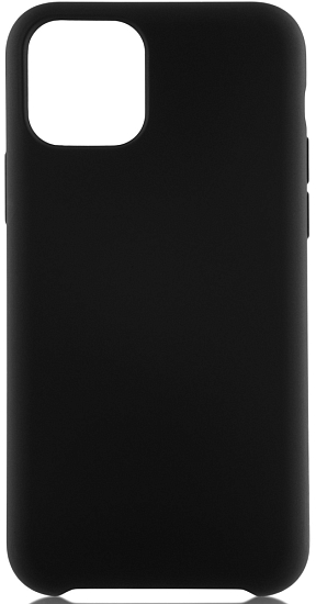 Силиконовый чехол SILICONE CASE для iPhone 11, №18 чёрный