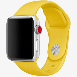 Силиконовый ремешок ISA Silicone для Apple Watch 38/40/41mm Желтый