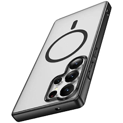 Задняя накладка KEEPHONE SKINGRIP MAGSAFE для Samsung Galaxy S25 ULTRA BLACK