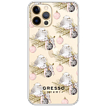 Задняя накладка GRESSO для iPhone 12 Pro Max. Коллекция "Happy Holly-Days". Модель "Let it Snow!".