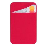 Кошелек для карт DF на смартфон (лайкра) DF CardHolder-02 (red)