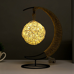 Ночник 16824/1 LED от батареек 2АА черный 17х10х28 см   7136302