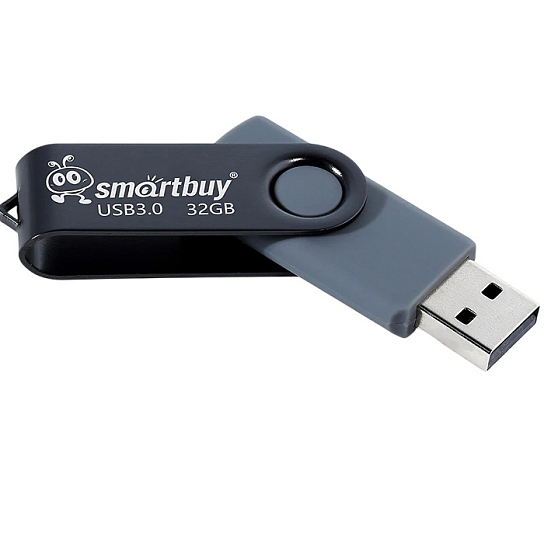 USB 32Gb Smart Buy Twist чёрный, 3.0