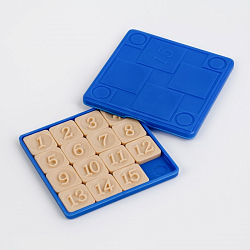 Головоломка "Пятнашки", логическая настольная игра, синие 10150856