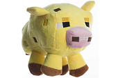 Мягкая игрушка Майнкрафт PIG жёлтая с присоской