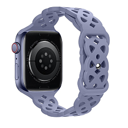 Силиконовый ремешок HOCO WA09 Flexible для APPLE Watch 42/44/45/49mm, фиолетовый