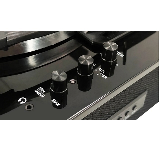 Виниловый проигрыватель Music Public Kingdom TT50AT чёрный (Мятая упаковка)