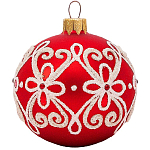 Шар "Графика 23124", серия "ВС", 80мм, в подарочной упаковке КУ-80-231124