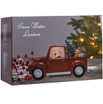 Светодиодная фигура «Машина с эльфами» 28.5×17.5×12 см, пластик, от батареек ААх3, USB, свечение тёплое белое