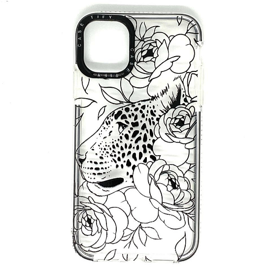 Задняя накладка NONAME для iPhone 11 рисунки (тигр)