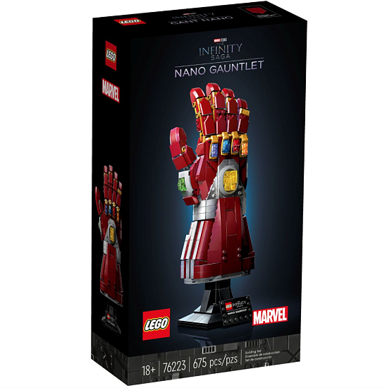Конструктор LEGO Marvel Нано 76223 перчатка супергероев