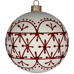 Шар "Снежная феерия 1", серия "ВС", 65мм, в подарочной упаковке КУ-65-16/17/1