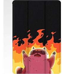 Чехол футляр-книга ZIBELINO для Xiaomi Pad 7/7 Pro 11.2" (черный) 8034 ЕНОТ ОГОНЬ
