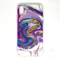 Задняя накладка GRESSO. Коллекция Агат-корн для iPhone X/XS
