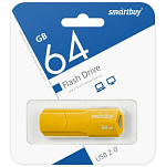 USB 64Gb SMARTBUY Clue жёлтый