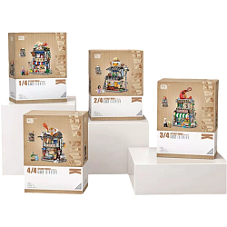 Конструктор LOZ 1292 Киоск с морепродуктами , 734 деталей