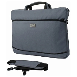 Сумка для ноутбука 17" PC Pet 600D серый нейлон (PCP-A1317GY)