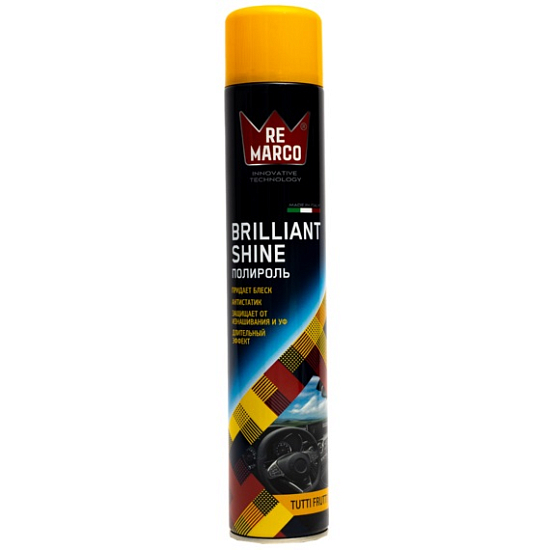 Полироль пластика REMARCO Brilliant Shine TUTTI FRUTTI, 750мл