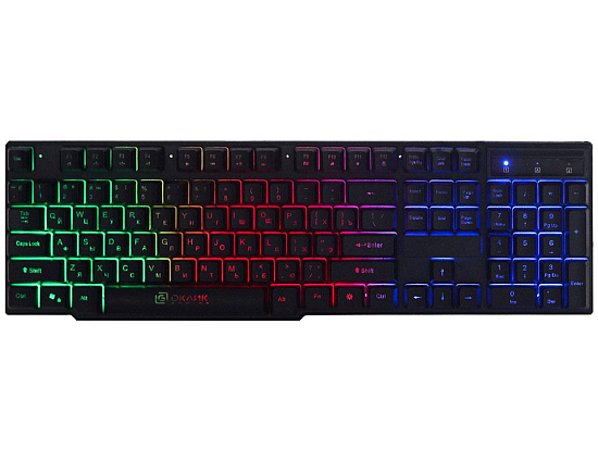 Клавиатура OKLICK 780G черная, USB