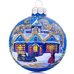 Шар "Рождественская ночь", 65мм,в подарочной упаковке КУ-65-214178