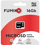 Micro SD 16Gb FUMIKO class 10 без адаптера SD