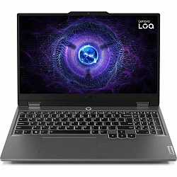 Ноутбук игровой 15.6" Lenovo OQ 15IAX9 (Intel Core i5-12450HX/ 16GB/ SSD 512GB/ RTX 4050/ DOS) (83GS005PRK), серый